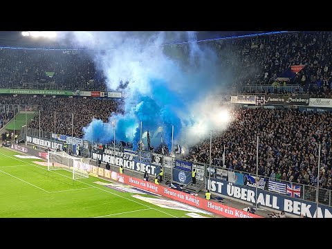 MSV Duisburg  : Rot Weiss Essen 1:1: Choreo,Pyro, Stimmungsimmpressionen 