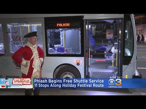 Philly Phlash Offers Free Shuttle Service For Holiday Season