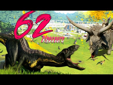 ALL 62 DINOSAURS-Jurassic World Evolution Dinosaurs
