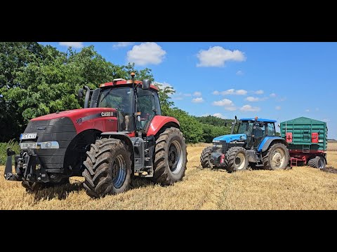 New Holland TM 190 elakadás és orrsúlyreptetés