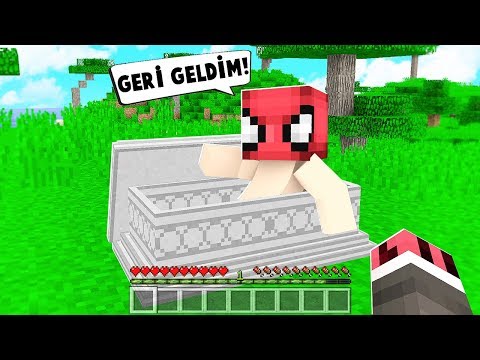 YENİ ÇOCUĞUMUZ MEZARDA CANLANDI! 😱 - Minecraft