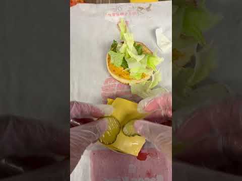 BK POV: How The Burger King Big King Sandwich Is Made #Shorts #burgerking