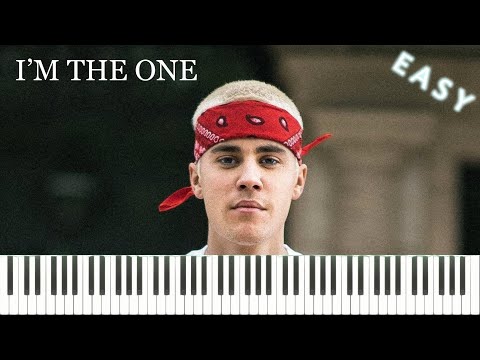 DJ Khaled ft. Justin Bieber - I'm The One (Piano Tutorial) (EASY)