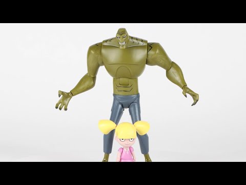 The New Batman Adventures Killer Croc and Baby Doll Action Figures Video