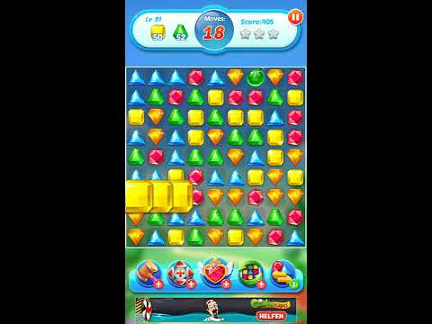 Jewel Crush 💎 - Jewels & Gems Match 3 Legend 2020 Level 91 ⭐⭐⭐ no Booster 👑 Android Gameplay ✅
