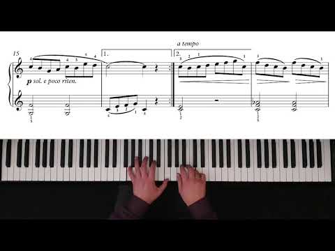 Burgmuller - Sincerity Op. 100, No. 1 - 2,120pts