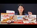 600K SPECIAL NUTELLA KINDER CHOCOLATE PARTY MUKBANG ASMR