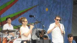 Lost Bayou Ramblers with Spider Stacy at Jazz Fest 2016 2016-04-28 FAIRYTALE  OF NEW YORK