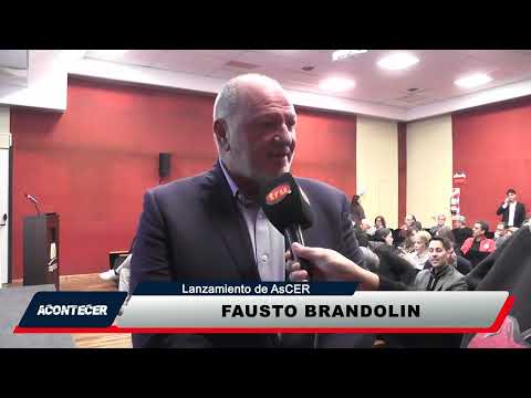 Marcos Juárez: Lanzamiento de AsCER. La palabra de Fausto Brandolin