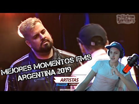 JOACO REACCIONA A MEJORES MOMENTOS FMS ARGENTINA 2019( Parte1)