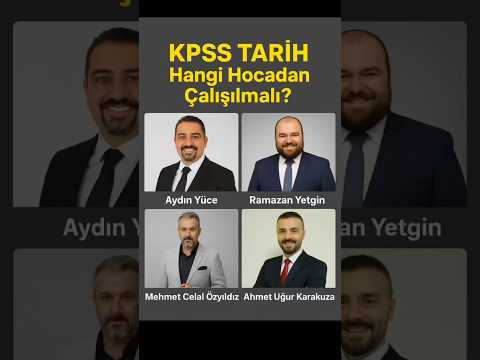 KPSS Tarih Hangi Hocadan Çalışılmalı? #kpss #kpss2026 #kpsslisans #kpssönlisans #kpssortaöğretim