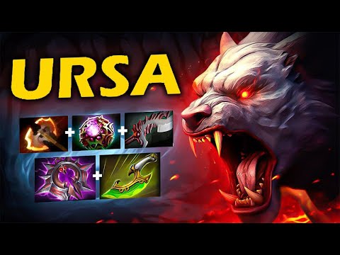 The Most Broken Builds Ursa in 7.38b🔥🔥Insane Burst 46Kills Kill | Dota 2