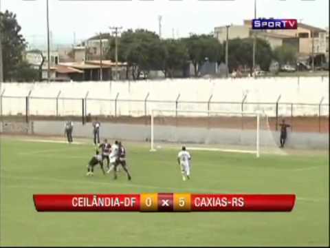 Ceilândia-DF 0 x 5 Caxias - Gols - Copa do Brasil 2011