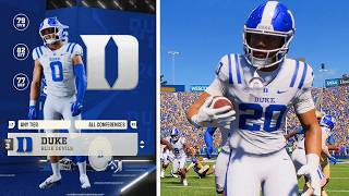 Duke's Veer And Shoot Offense Takes On Top 100 Player! CFB27 Campus Tour Ep. #19