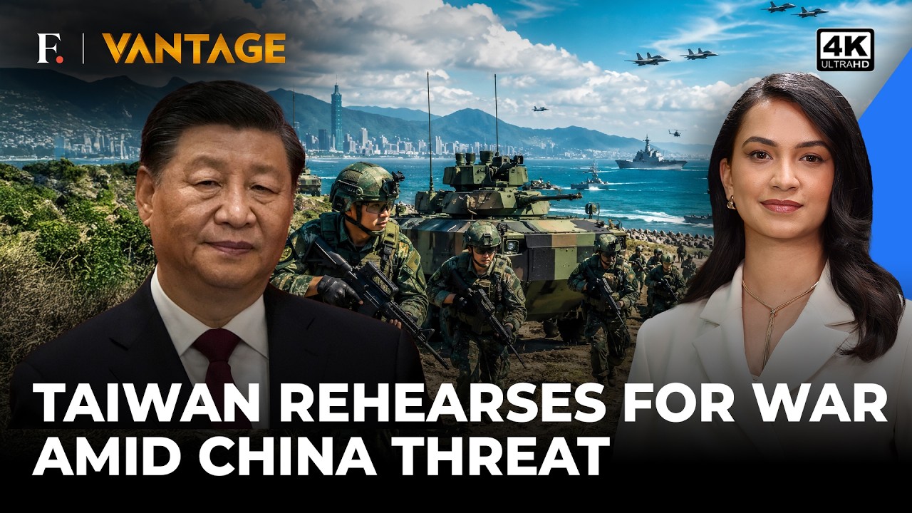 Taiwan Reservists Train ahead of War Drills amid China Threat | Vantage on Firstpost | 4K