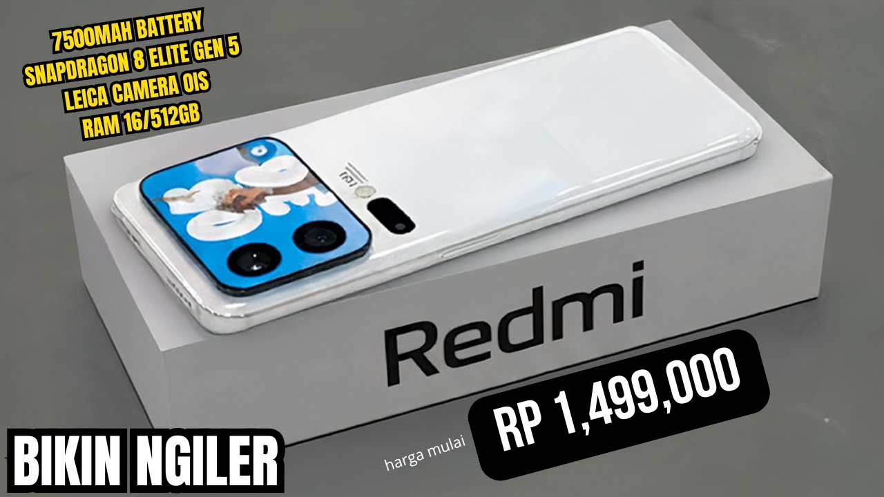MURAH GAK NGOTAK‼️RAM 16/512GB, 7500MAH - HP XIAOMI TERBARU 2025