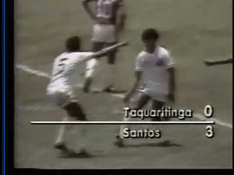 Taquaritinga 0x3 Santos (06/11/1983) - Paulistão 1983