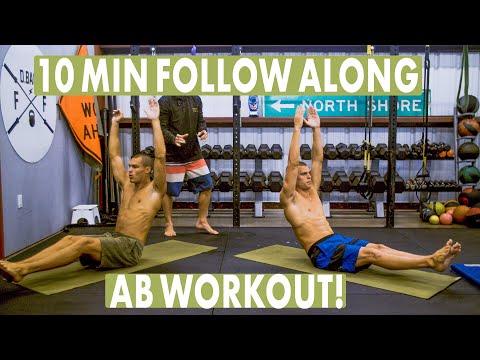 How to get 6 Pack Surfer ABS in 10 min! (Guided Workout) | 2 Week Challenge