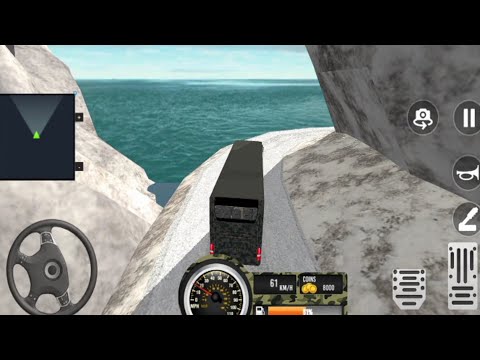 Uphill Offroad Army Bus Driving Simulator - Android Gameplay