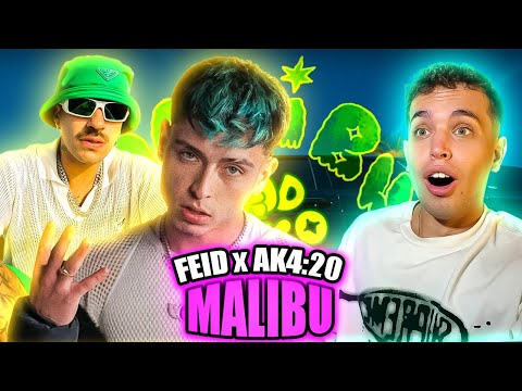 (REACCIÓN) Feid, Ak4:20, Taiko - Malibu (Official Video)
