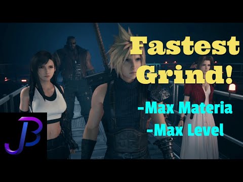 Final Fantasy VII Remake Fastest Grind To Max Level and Materia