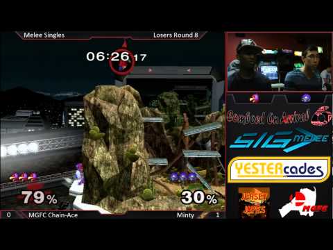 COA6 SSBM - Chain Ace (Falco) vs Minty (Samus) - L8