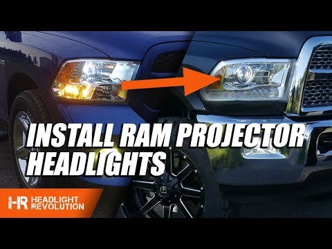 Change out RAM Reflector Headlights to Projector Headlights with this Harness.