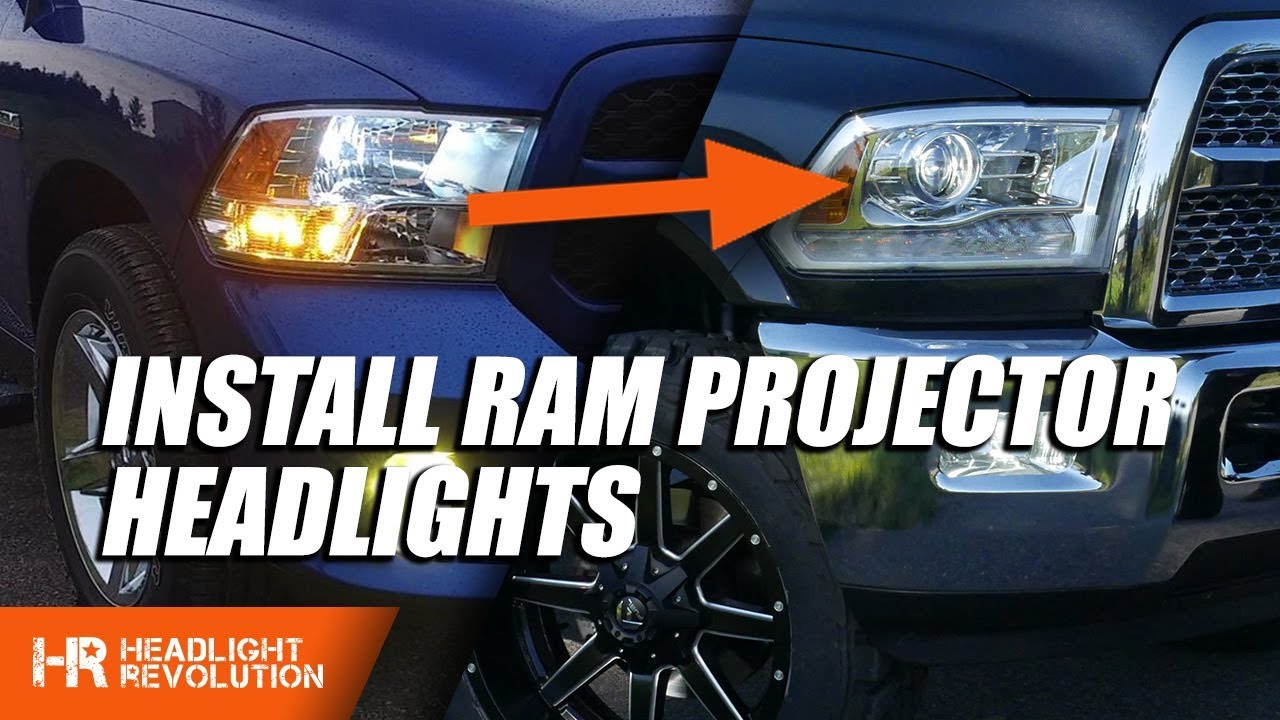 Watch video Change out RAM Reflector Headlights to Projector Headlights with this Harness. Now Change out RAM Reflector Headlights to Projector Headlights with this Harness.
