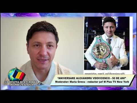 LIBERTATEA DE A FI ROMÂN - ANIVERSARE ALEXANDRU VDOVICENCO - 50 DE ANI - 09.10.2025