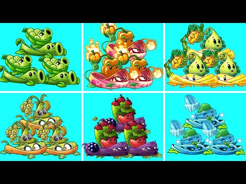 Random 6 Team Plant & Vine Battlez - Who Will Win?- PvZ 2 Team Plant vs Team Plant