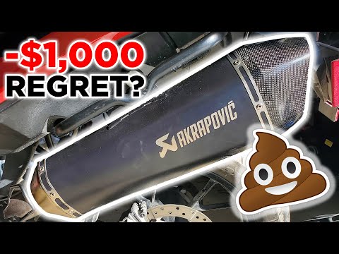 BMW F800GS / F700GS Akrapovic Exhaust: Install, Review, & Comparison