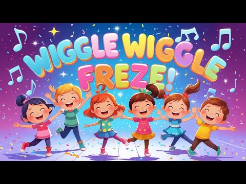 Wiggle Wiggle Freeze -Get ready to wiggle, giggle, and FREEZE! -BounceAndLearnKids