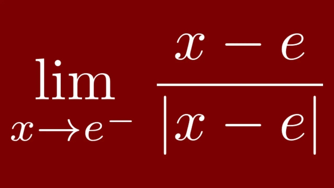 Can You Solve This? Absolute Value Limit for Calculus People