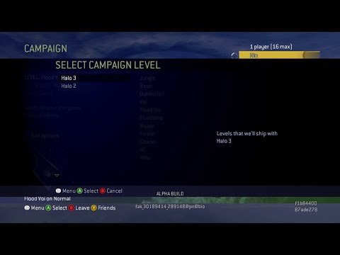 Halo 3 Pimps at Sea Alpha Build Main Menus No Commentary