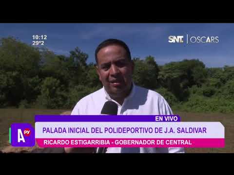 Inicia la construcción del Polideportivo en J. A. Saldívar