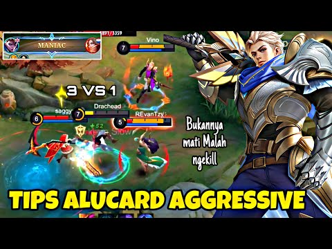 CARA MAIN ALUCARD LEBIH AGRESIF!! PENTING PERHATIKAN ROTASI FARMING DAN CARA MASUK WAR AUTO MANIAC