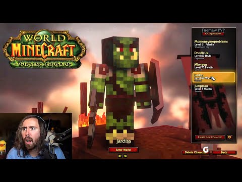 World of Warcraft remade in Minecraft
