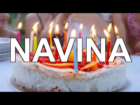 "Happy Birthday Navina - Geburtstagslied für Navina - Happy Birthday to You Navina