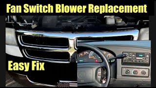 How To Replace Blower Resistor - Dodge Ram Van 3500 Roadtrek 02