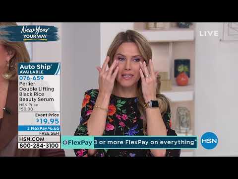 Perlier Double Lifting Schwarzer Reis Schönheitsserum