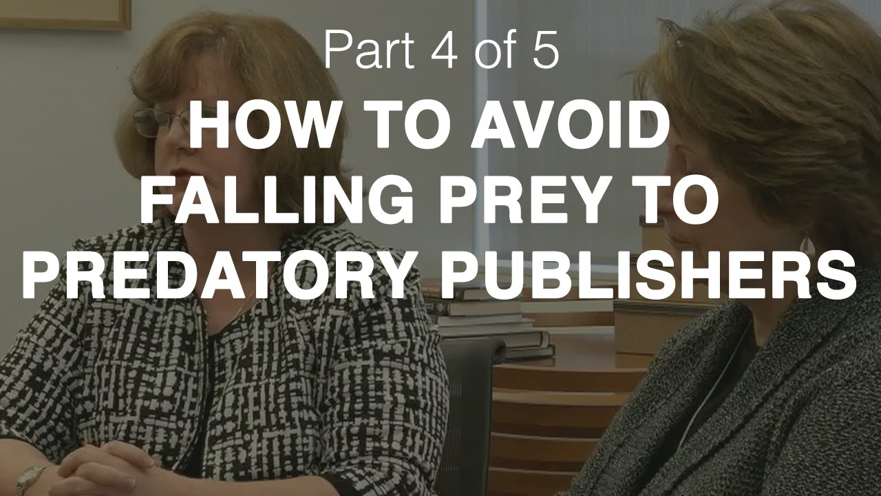 Authors beware: How to avoid falling prey to predatory journals and bogus conferences
