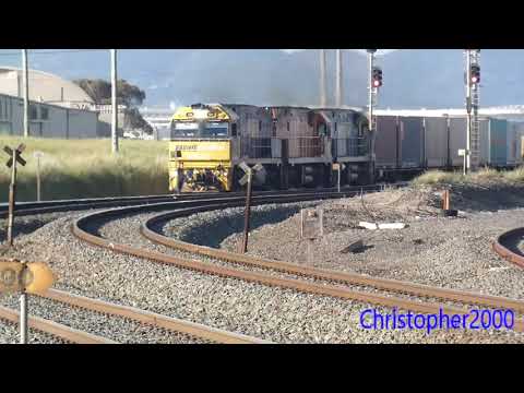 Down 1MP2 Steel Goods  With Locos NR117-SG-NR30-NR112 Film With STYtrainspotter 2007