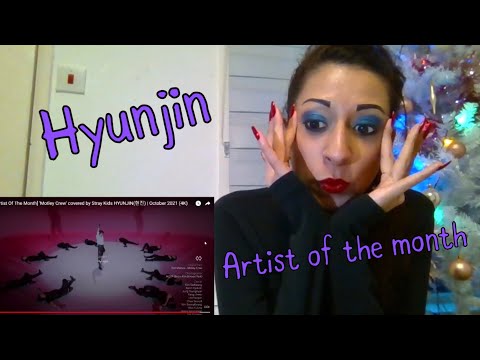 Dancer Reacts to STRAY KID'S HYUNJIN - ARTIST OF THE MONTH (MOTLEY CREW) First Time Reaction!
