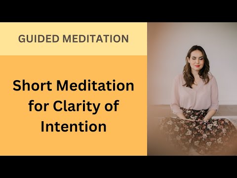 Do This 4-Minute Meditation to Get Clarity on Your Intention