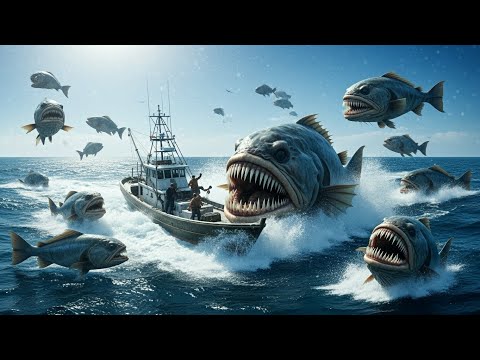 Colossal Predators Strike! Fishermen Face the Ultimate Ocean Nightmare 🌊