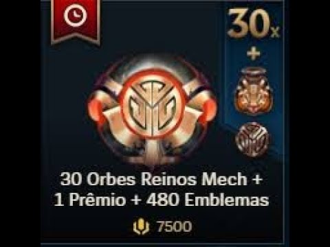 Abrindo 30 orbes reino mech