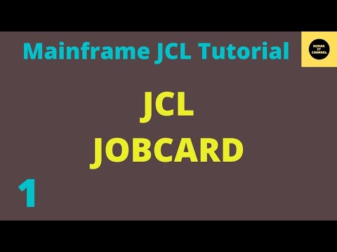 JobCard in JCL - Mainframe JCL Practical Tutorial - Part 1
