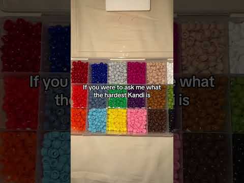 The Hardest Kandi to Make? Rotating Cuffs 😵 #kandi #kandikid #kandicuff