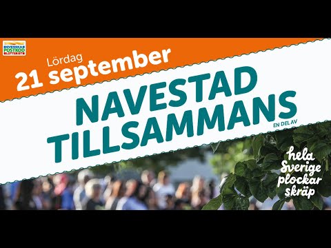 Navestad Tillsammans i samband med att hela Sverige plockade skräp