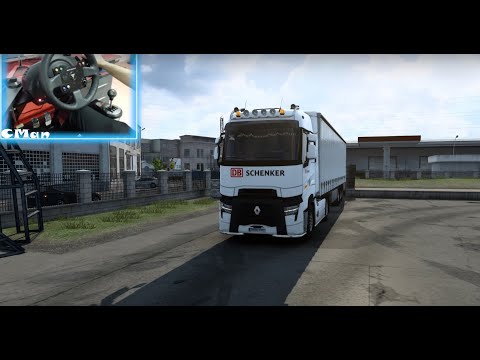 Barcelona - Villarreal ETS 2 Iberia -  New Renault Range T - DB Shenker Skin [Thrustmaster TX]